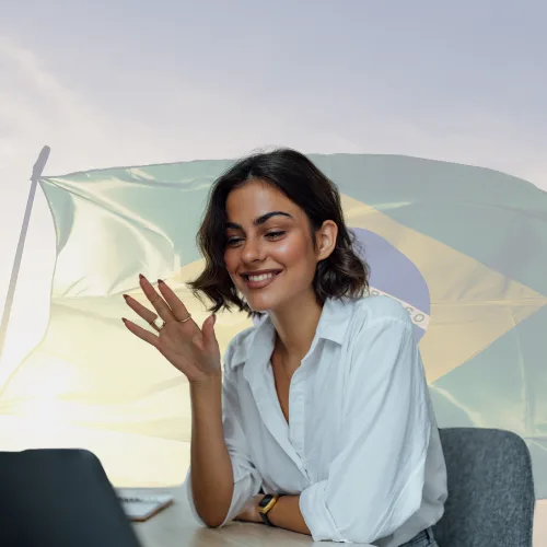 Sessão de terapia online em português